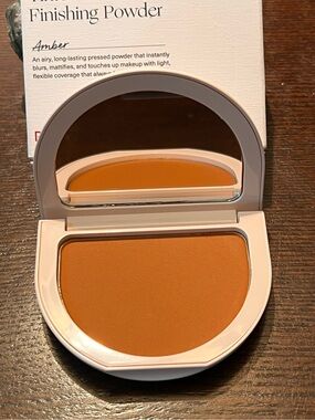 True to Myself Rare Beauty *Amber* Tinted Pressed Finishing Powder NIB